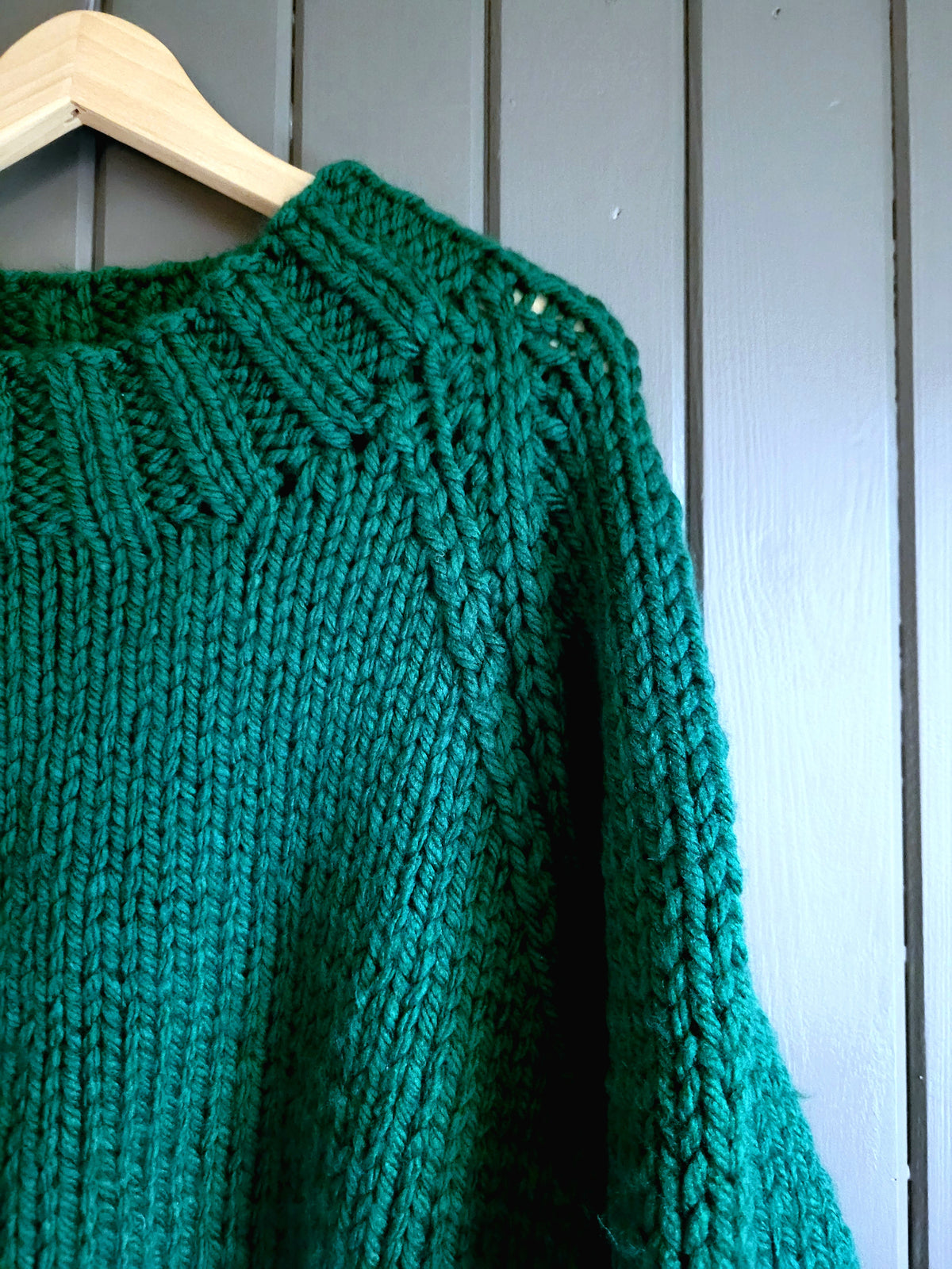 Wren Jumper - Bottle Green