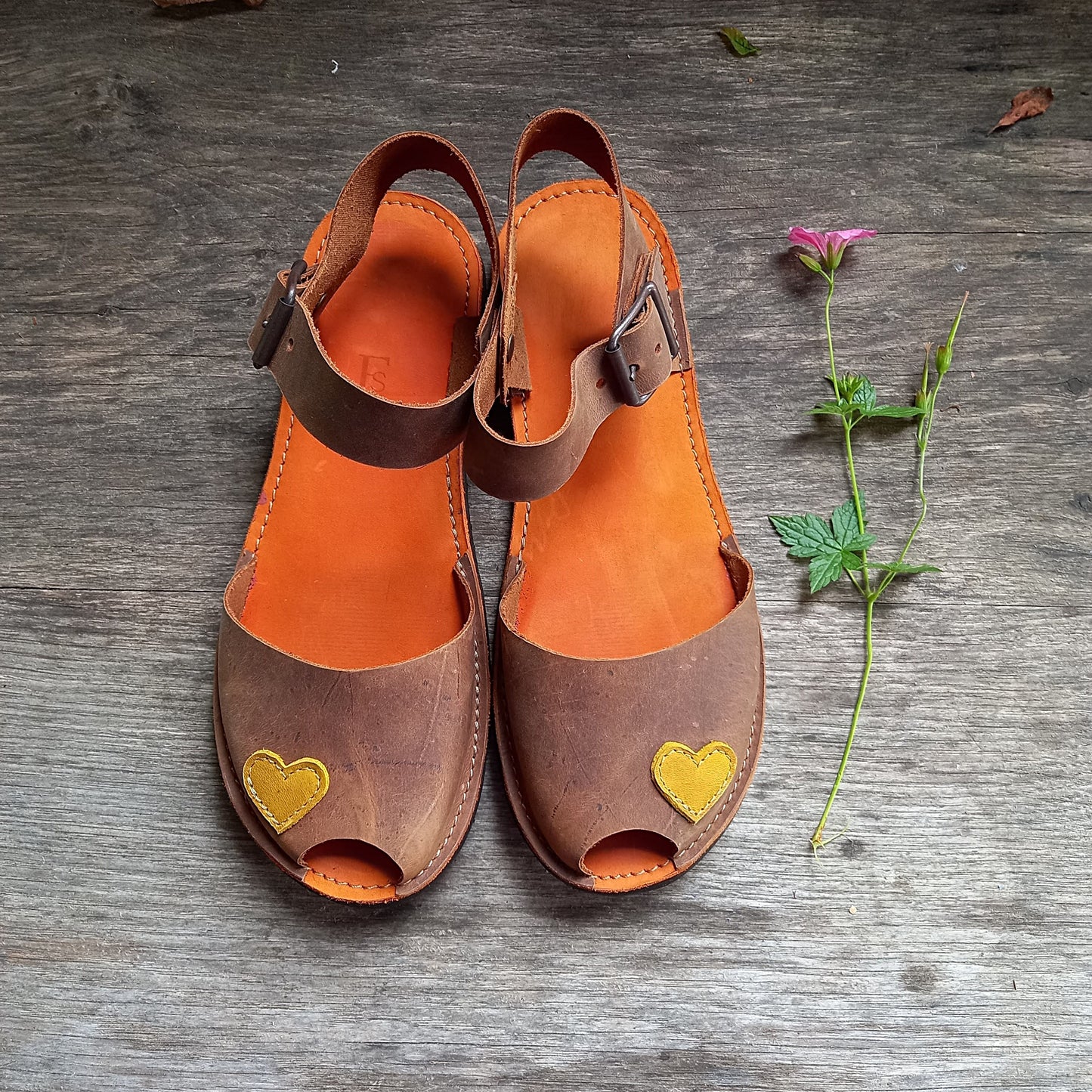 UK 6. Peep Handmade Sandals. No 4835