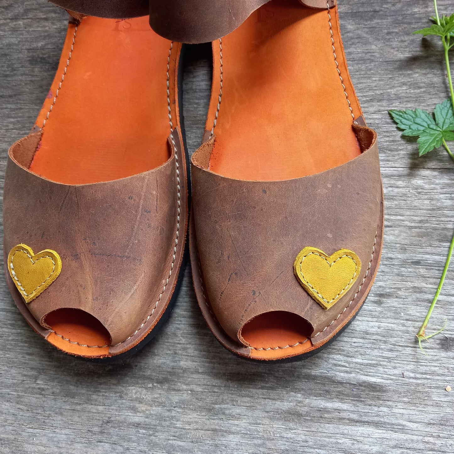 UK 6. Peep Handmade Sandals. No 4835
