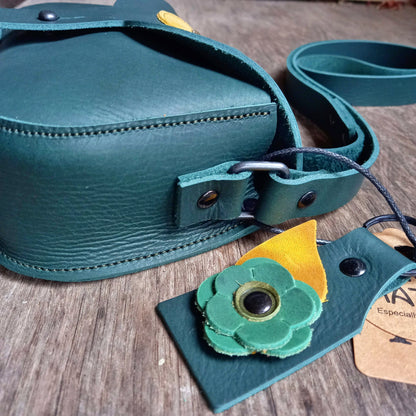NATTER. Small Messenger Leather Bag. No 4858