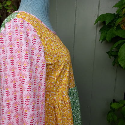 Orchard Dress - Pink Patchwork
