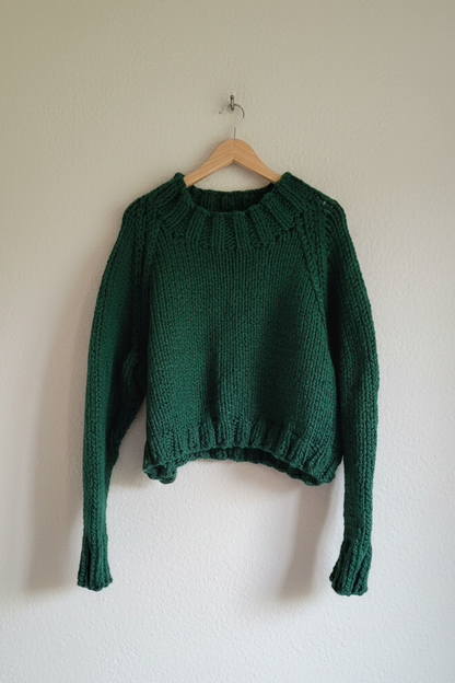 Wren Jumper - Bottle Green