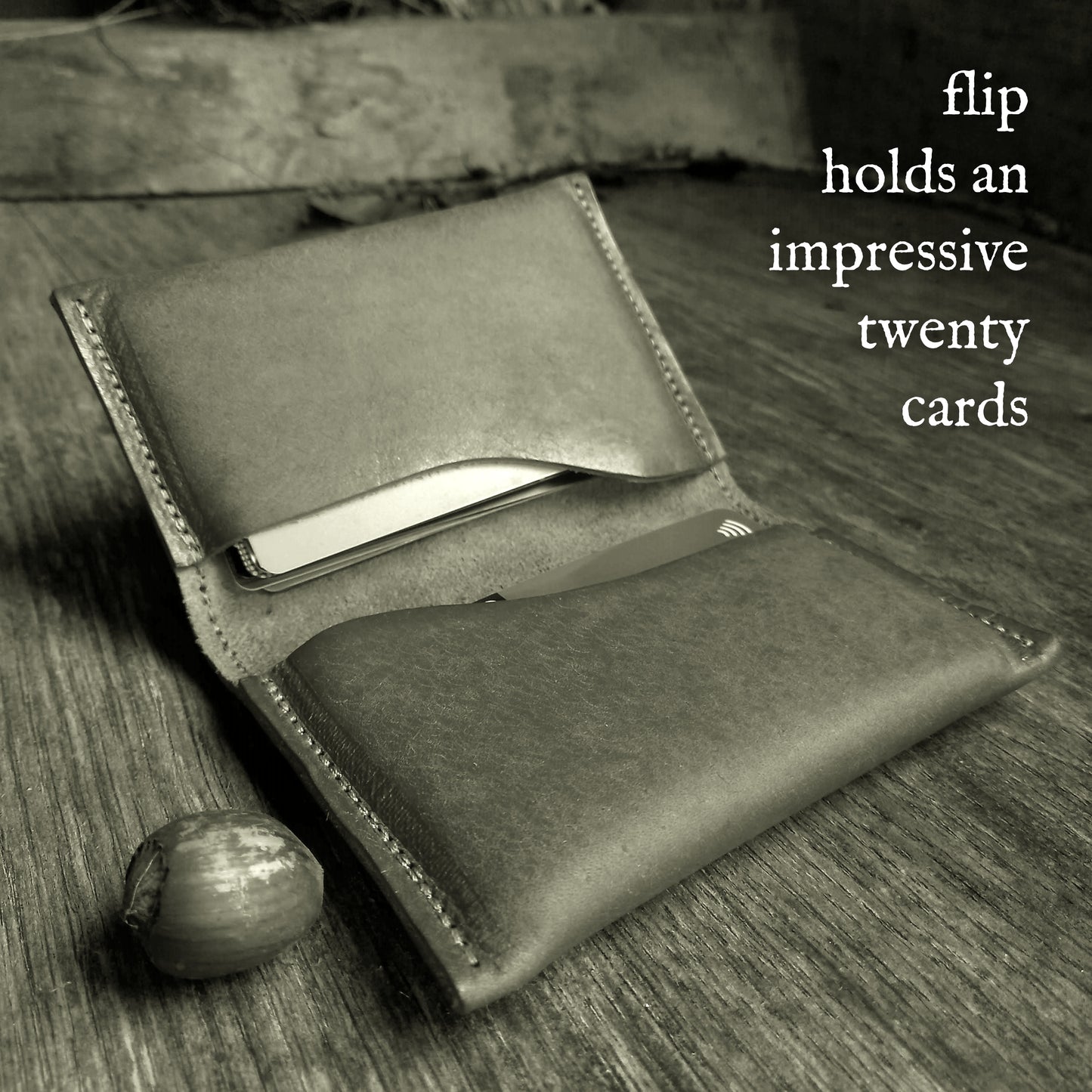 FLIP Double Card Wallet. Various Colours.