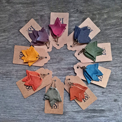 IVY LEAF Earrings. Various Colours