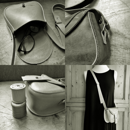 WARBLE. Mini Messenger Leather Bag. No 4680